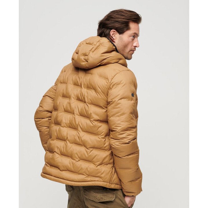 Short Quilted Puffer Coat Men afbeelding