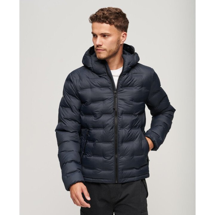 Short Quilted Puffer Coat Men afbeelding