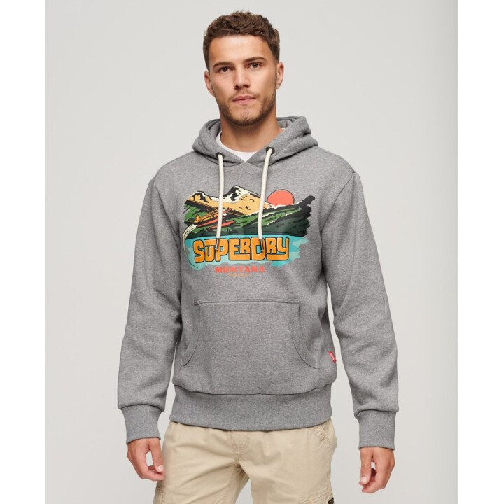 Travel Postcard Graphic Hoodie M afbeelding