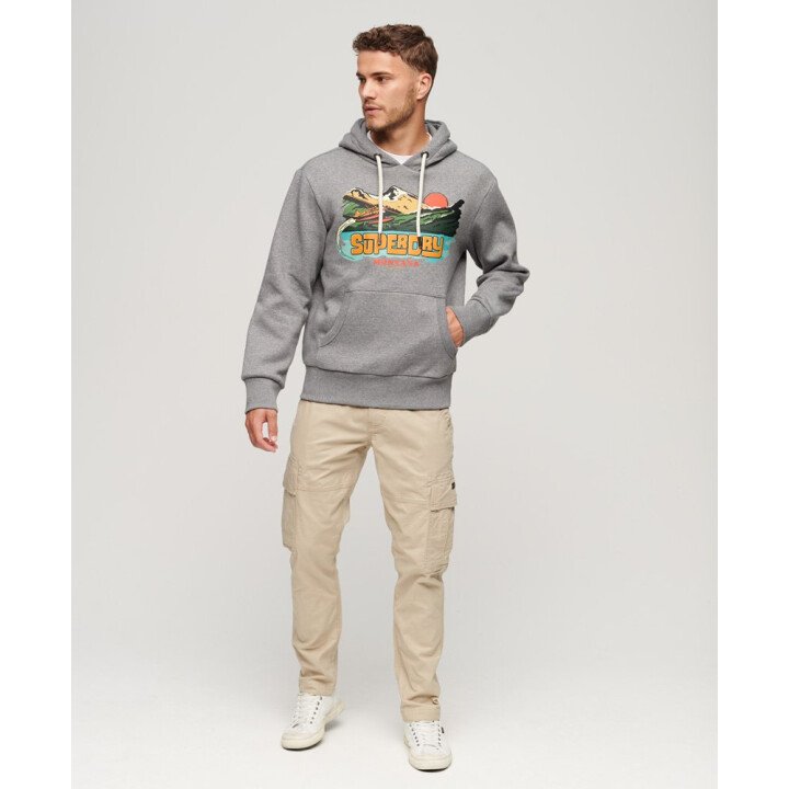 Travel Postcard Graphic Hoodie M afbeelding