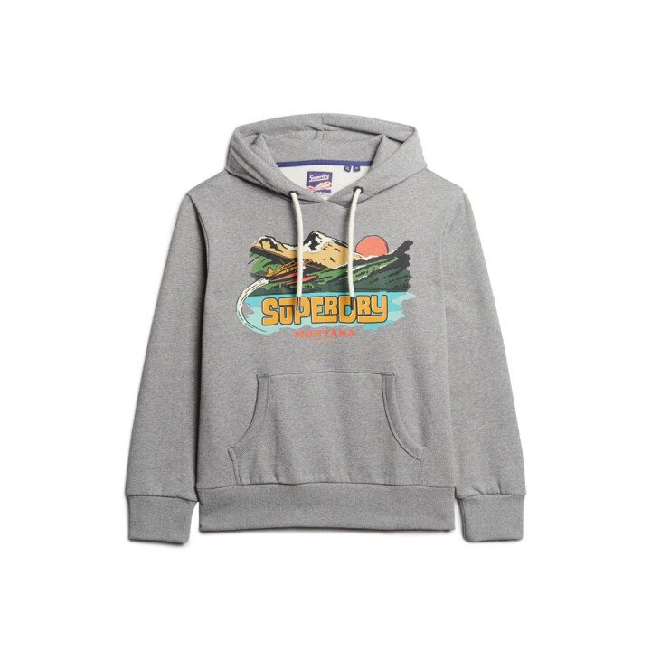 Travel Postcard Graphic Hoodie M afbeelding