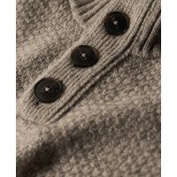 Chunky Button High Neck Jumper M afbeelding
