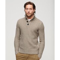Chunky Button High Neck Jumper M afbeelding