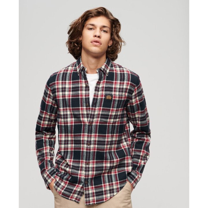 L/S Cotton Lumberjack Shirt Men afbeelding