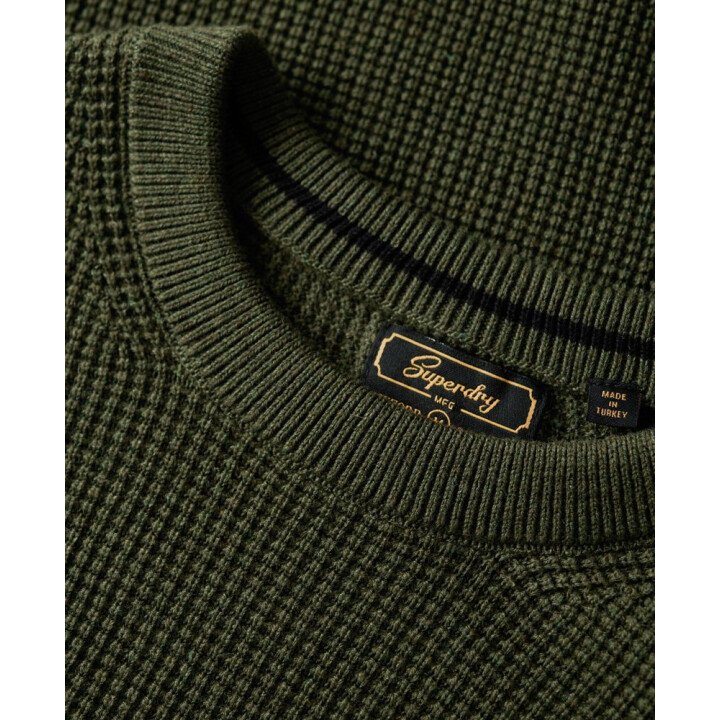 Textured Crew Knit Jumper Men afbeelding