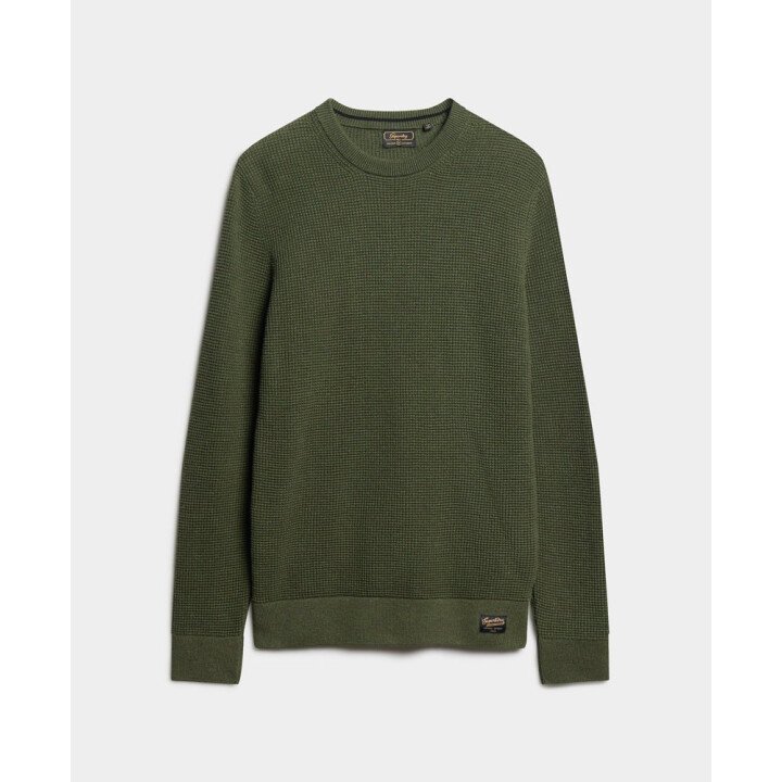 Textured Crew Knit Jumper Men afbeelding