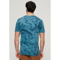 Vintage Overdye Printed Tee Men afbeelding