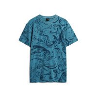 Vintage Overdye Printed Tee Men afbeelding