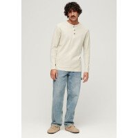 Waffle Long Sleeve Henley Top afbeelding