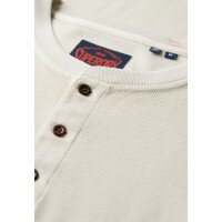 Waffle Long Sleeve Henley Top afbeelding
