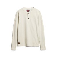 Waffle Long Sleeve Henley Top afbeelding