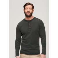 Waffle Long Sleeve Henley Top afbeelding