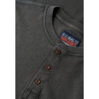 Waffle Long Sleeve Henley Top afbeelding