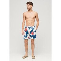 Hawaiian Print 17" Swim Short afbeelding