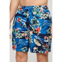 Hawaiian Print 17" Swim Short afbeelding
