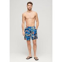 Hawaiian Print 17" Swim Short afbeelding