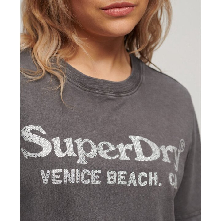 Metallic Venue Relaxed Tee Wms afbeelding