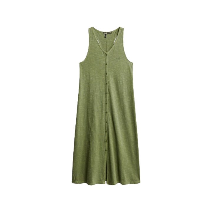 Beach Jersey Vest Midi Dress afbeelding