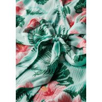 Printed Mini Wrap Dress afbeelding