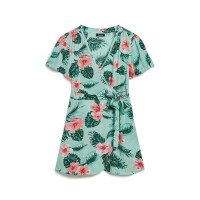 Printed Mini Wrap Dress afbeelding