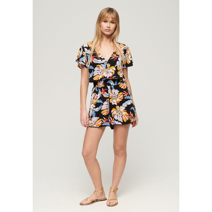 Short Sleeve Beach Playsuit afbeelding
