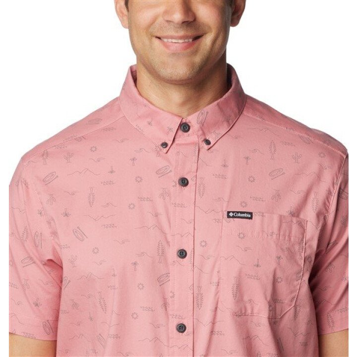 Rapid Rivers Printed S/S Shirt M afbeelding