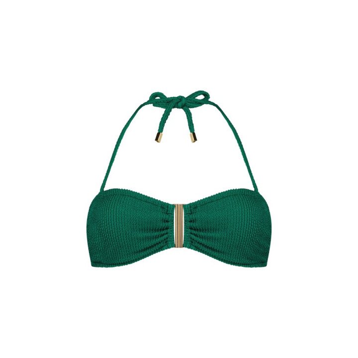 Fresh Green Bandeau Bikinitop afbeelding