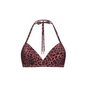 Leopard Lover Halter Bikinitop afbeelding