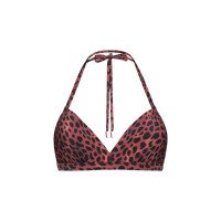 Leopard Lover Halter Bikinitop afbeelding