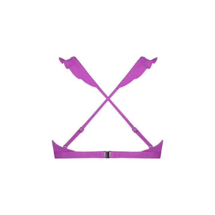 Purple Flash Ruffle Bikinitop afbeelding