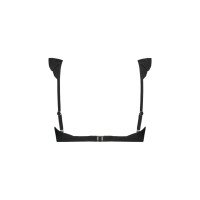 Dark Grey Ruffle Bikinitop afbeelding