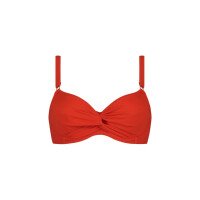 Fiery Red Wired Bikinitop afbeelding