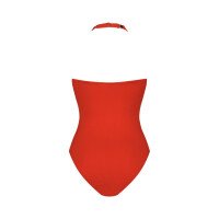 Fiery Red Overslag Badpak afbeelding