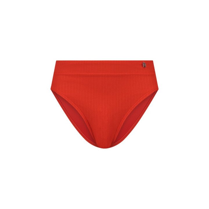 Fiery Red Hight Waist Broekje afbeelding
