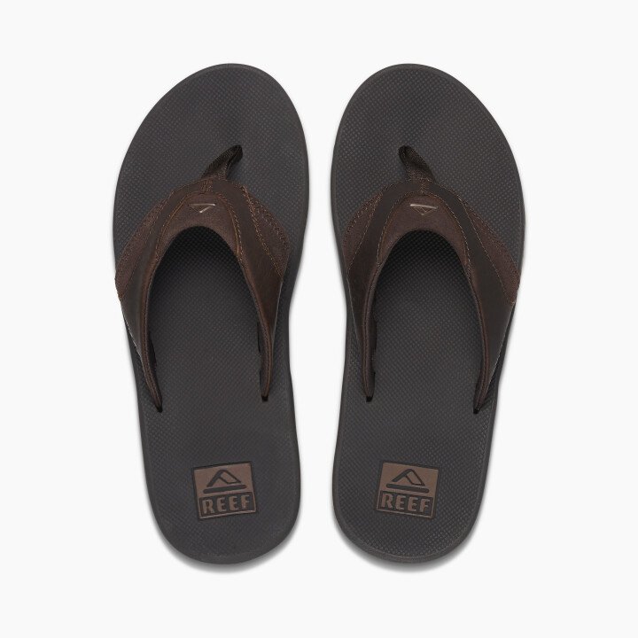 Leather Fanning Slippers afbeelding