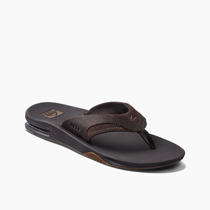 Leather Fanning Slippers afbeelding