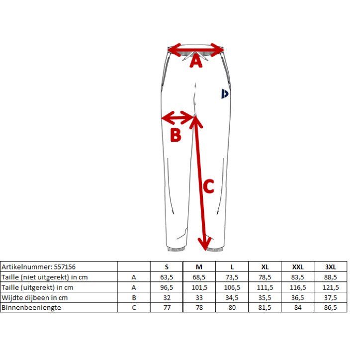 Perf. Fleece Pant Sky afbeelding