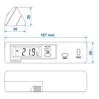 Binnen/Buiten Thermometer Model2 afbeelding