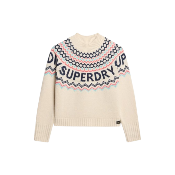 Fairisle Branded Jumper Wms afbeelding