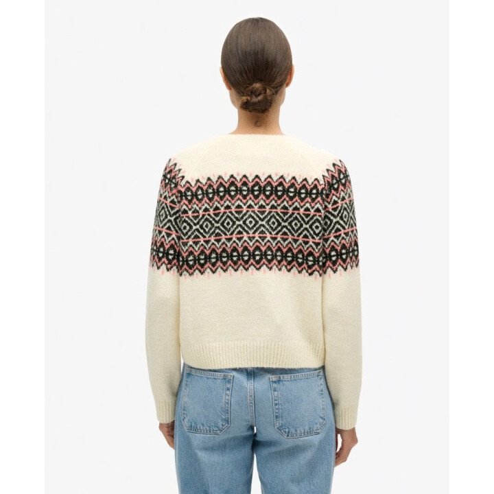 Fairisle Pattern Crew Jumper Wms afbeelding
