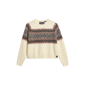 Fairisle Pattern Crew Jumper Wms afbeelding