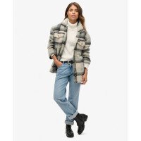 Fitted Cable Roll Neck Jumper W afbeelding