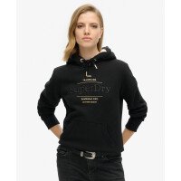 Luxe Metallic Logo Hoodie Wms afbeelding