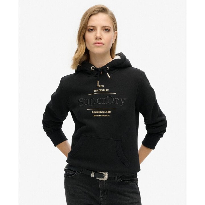 Luxe Metallic Logo Hoodie Wms afbeelding