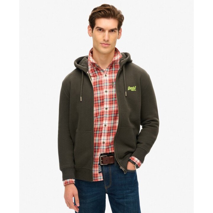 Essential Logo Zip Hoodie Men afbeelding