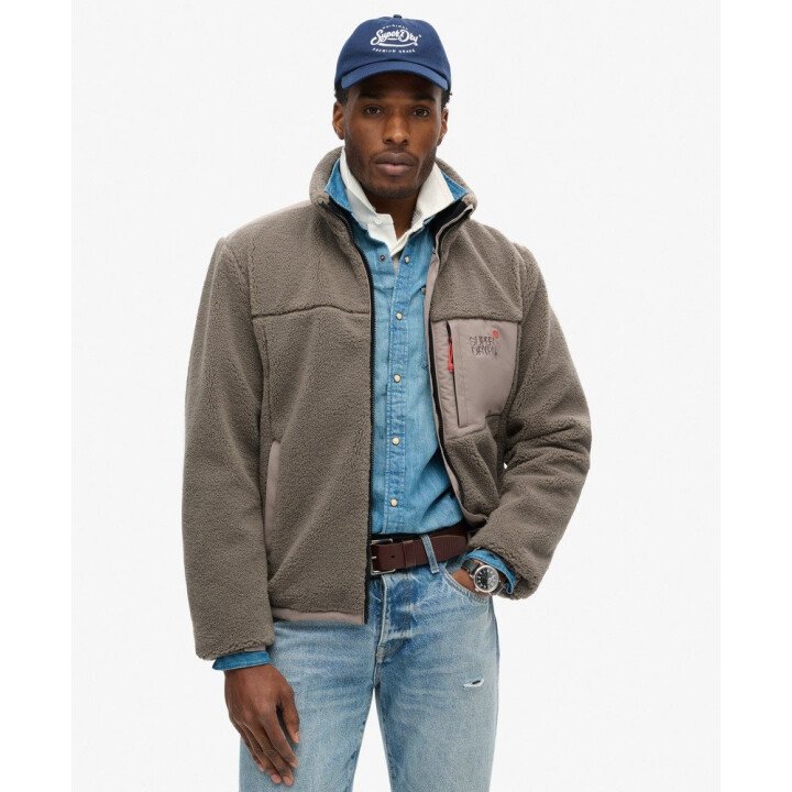 Relaxed Fleece Trekker Jacket M afbeelding