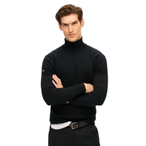 Merino Roll Neck Jumper Men afbeelding
