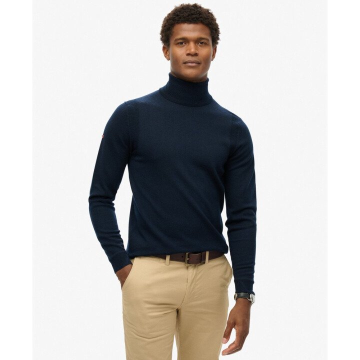 Merino Roll Neck Jumper Men afbeelding