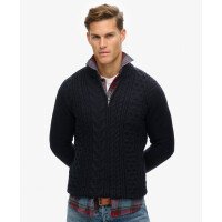 Jacob Cable Knit Half Zip Men afbeelding