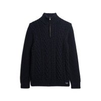 Jacob Cable Knit Half Zip Men afbeelding